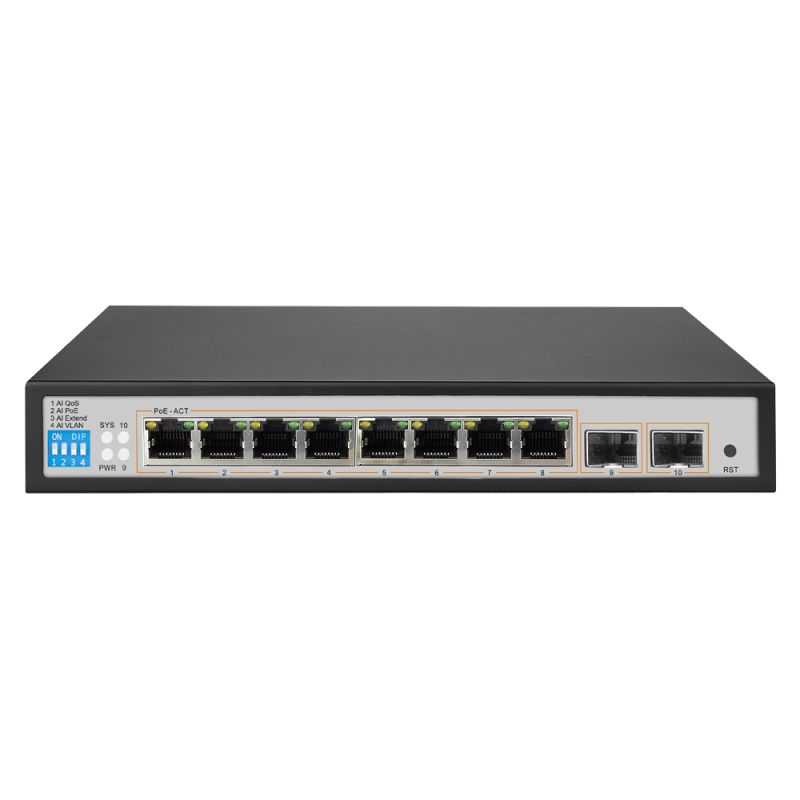 Switch POE 8 Port Gigabit Manageable