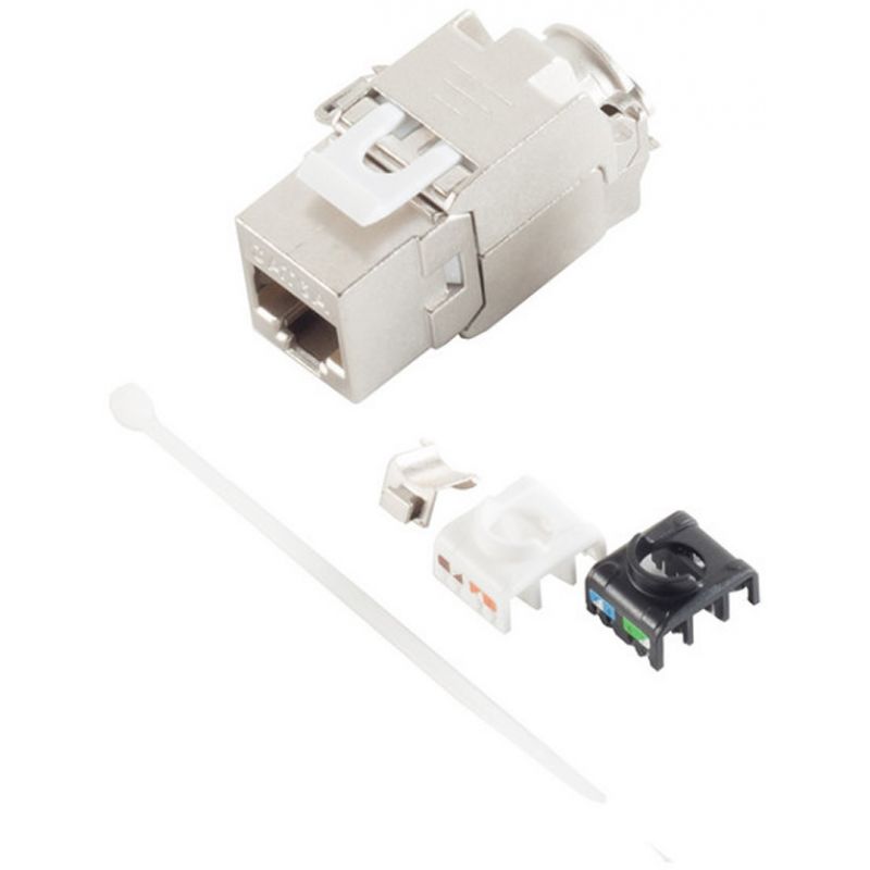 KEYSTONE CONNECTEUR FEMELLE RJ45 CAT6A 180°