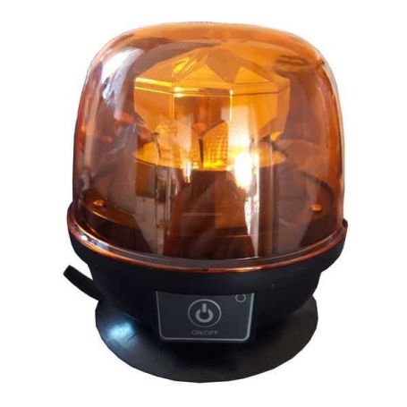 GYROPHARE LED ORANGE SANS FIL