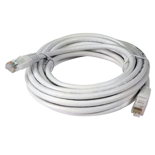 [TELEVES-209015] TELEVES Câble Réseau RJ45 U/UTP Cat 6 Cu PVC 5m Blanc