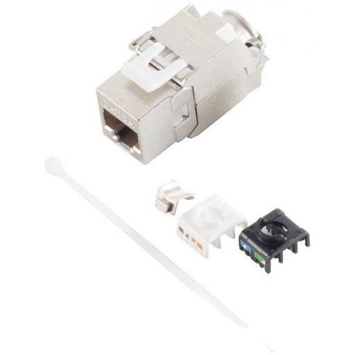 [Conect-CAT6A] KEYSTONE CONNECTEUR FEMELLE RJ45 CAT6A 180°